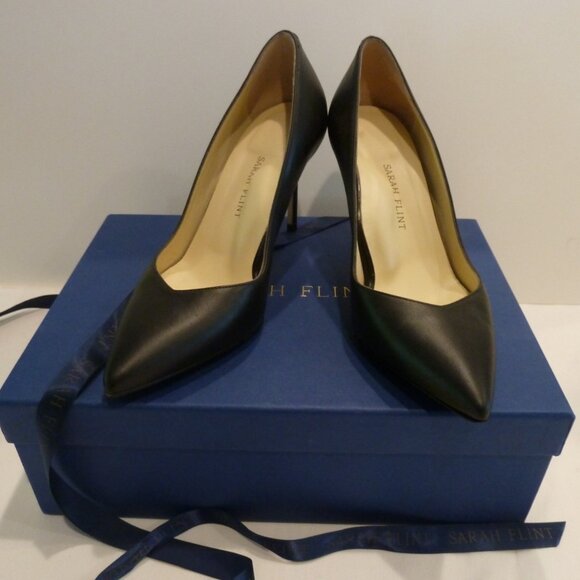 Sarah Flint Black Calf Perfect Pump - Picture 2 of 12